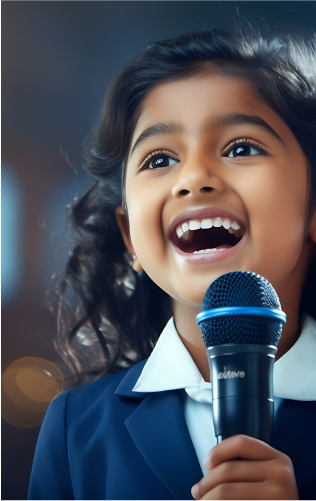 small kid Speaking