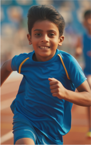 Kid running